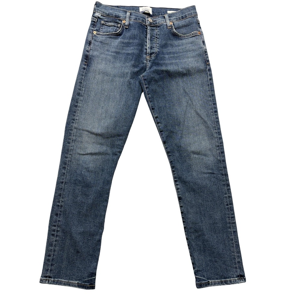 Citizens Of Humanity‎ Emerson Slim Boyfriend Jeans Womens 24 Blue Stretch Denim